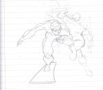 all surfboards bend their shape when you travel at the speed of light while dodging punches.