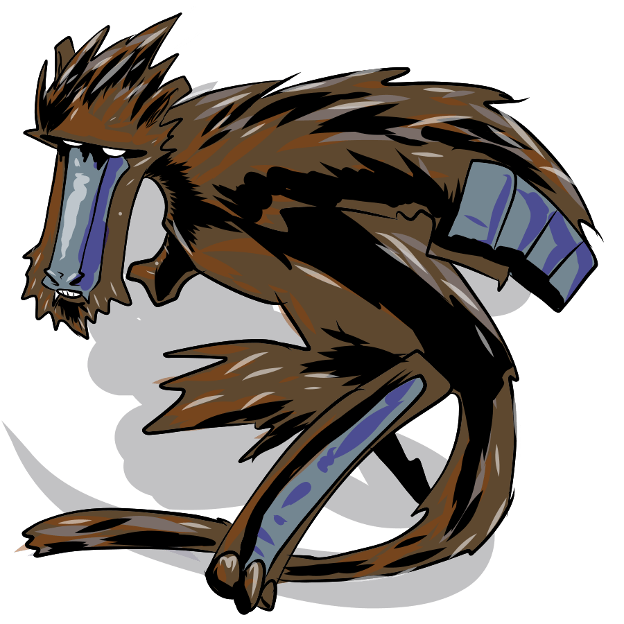 a baboon