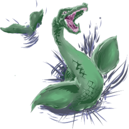 A plesiosaur