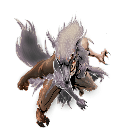 A skinwalker in a wolf pelt