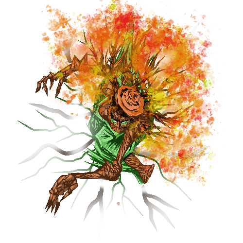 Autumn Dryad bird's eye view