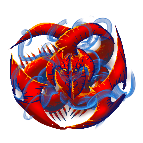 young red dragon